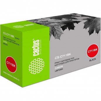 Лазерный картридж CACTUS CS-C711BK (Cartridge 711) для Canon imageClass MF9220, MF9220cdn, MF9280; LBP 5300 i-Sensys, 5360 i-Sensys; MF8450 i-Sensys, 9130 i-Sensys, 9170 i-Sensys, 9220 i-Sensys, 9280 i-Sensys, черный, 6 000 стр. Лазерный картридж CACTUS CS-C711BK (Cartridge 711) для Canon imageClass MF9220, MF9220cdn, MF9280; LBP 5300 i-Sensys, 5360 i-Sensys; MF8450 i-Sensys, 9130 i-Sensys, 9170 i-Sensys, 9220 i-Sensys, 9280 i-Sensys, черный, 6 000 стр.