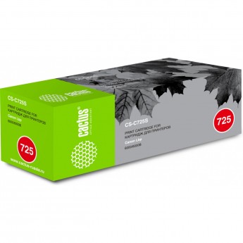 Лазерный картридж CACTUS CS-C725S (Cartridge 725) для Canon LBP 6000 i-Sensys, 6000b i-Sensys, 6020 i-Sensys, 6020b i-Sensys, 6030 i-Sensys, 6030b i-Sensys, 6030w i-Sensys; MF3010 i-Sensys, черный, 1 600 стр. Лазерный картридж CACTUS CS-C725S (Cartridge 725) для Canon LBP 6000 i-Sensys, 6000b i-Sensys, 6020 i-Sensys, 6020b i-Sensys, 6030 i-Sensys, 6030b i-Sensys, 6030w i-Sensys; MF3010 i-Sensys, черный, 1 600 стр.