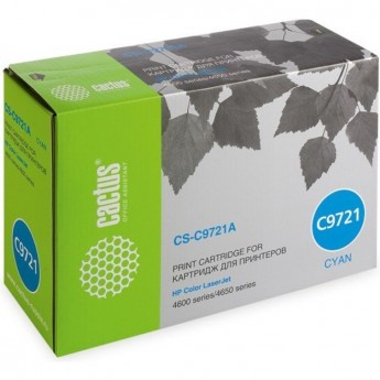 Лазерный картридж CACTUS CS-C9721AR (HP 641A) для HP Color LaserJet 4600, 4600dn, 4600dtn, 4600hdn, 4600n, 4610, 4650, 4650dn, 4650dtn, 4650hdn, 4650n; Canon imageClass C2500; Canon LBP 85, 2510, 5500, голубой, 8 000 стр. Лазерный картридж CACTUS CS-C9721AR (HP 641A) для HP Color LaserJet 4600, 4600dn, 4600dtn, 4600hdn, 4600n, 4610, 4650, 4650dn, 4650dtn, 4650hdn, 4650n; Canon imageClass C2500; Canon LBP 85, 2510, 5500, голубой, 8 000 стр.