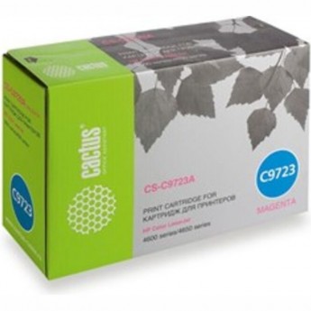 Лазерный картридж CACTUS CS-C9723AR (HP 641A) для HP Color LaserJet 4600, 4600dn, 4600dtn, 4600hdn, 4600n, 4610, 4650, 4650dn, 4650dtn, 4650hdn, 4650n; Canon imageClass C2500; Canon LBP 85, 2510, 5500, пурпурный, 8 000 стр. Лазерный картридж CACTUS CS-C9723AR (HP 641A) для HP Color LaserJet 4600, 4600dn, 4600dtn, 4600hdn, 4600n, 4610, 4650, 4650dn, 4650dtn, 4650hdn, 4650n; Canon imageClass C2500; Canon LBP 85, 2510, 5500, пурпурный, 8 000 стр.