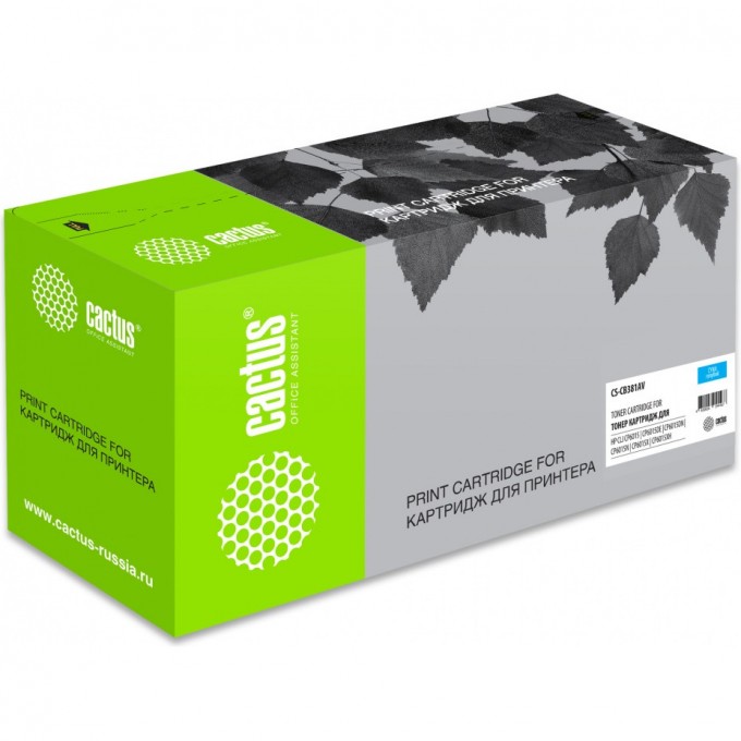 Лазерный картридж CACTUS (HP 824A) для HP Color LaserJet CM6030, CM6030F MFP, CM6030MFP, CM6040, CM6040F MFP, CM6040MFP, CP6015, CP6015DE, CP6015DN, CP6015N, CP6015X, CP6015XH, голубой, 21 000 стр. CS-CB381A Лазерный картридж CACTUS (HP 824A) для HP Color LaserJet CM6030, CM6030F MFP, CM6030MFP, CM6040, CM6040F MFP, CM6040MFP, CP6015, CP6015DE, CP6015DN, CP6015N, CP6015X, CP6015XH, голубой, 21 000 стр. CS-CB381A