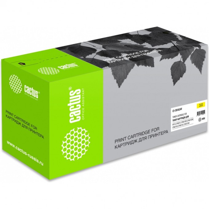 Лазерный картридж CACTUS (HP 824A) для HP Color LaserJet CM6030, CM6030f MFP, CM6030 MFP, CM6040, CM6040f MFP, CM6040 MFP, CP6015, CP6015de, CP6015dn, CP6015n, CP6015x, CP6015xh, желтый, 21 000 стр. CS-CB382AV Лазерный картридж CACTUS (HP 824A) для HP Color LaserJet CM6030, CM6030f MFP, CM6030 MFP, CM6040, CM6040f MFP, CM6040 MFP, CP6015, CP6015de, CP6015dn, CP6015n, CP6015x, CP6015xh, желтый, 21 000 стр. CS-CB382AV