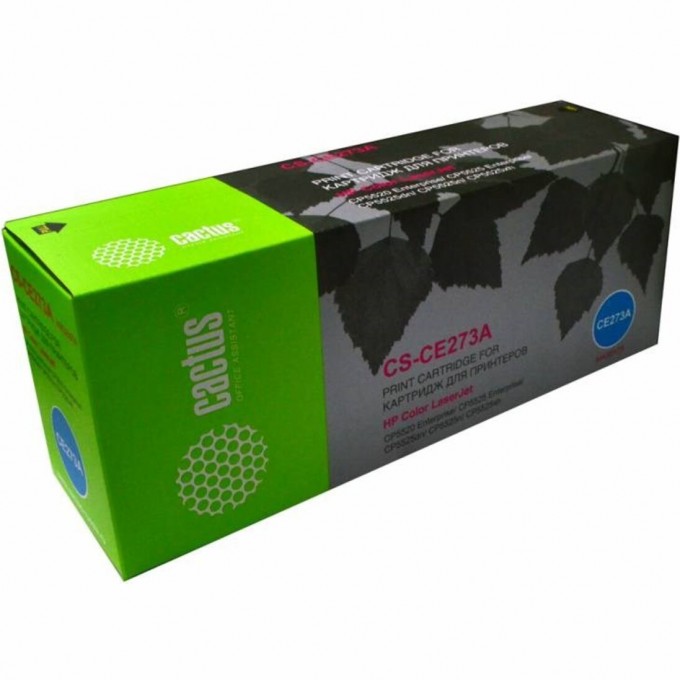 Лазерный картридж CACTUS (HP 650A) для HP Color LaserJet CP5520 Enterprise, CP5525 Enterprise, CP5525dn, CP5525n, CP5525xh, M750dn Enterprise D3L09A, M750n Enterprise D3L08A, пурпурный, 15 000 стр. CS-CE273AR Лазерный картридж CACTUS (HP 650A) для HP Color LaserJet CP5520 Enterprise, CP5525 Enterprise, CP5525dn, CP5525n, CP5525xh, M750dn Enterprise D3L09A, M750n Enterprise D3L08A, пурпурный, 15 000 стр. CS-CE273AR