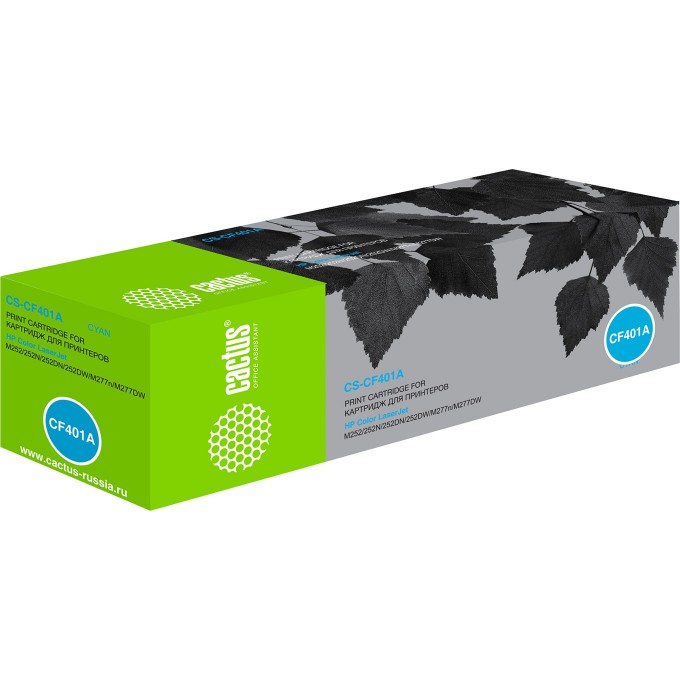 Лазерный картридж CACTUS (HP 201A) для HP Color LaserJet M252dw, M252n, M274n MFP, M277dw MFP, M277n, Pro M252, Pro M252dw, Pro M252n, Pro M274n, Pro MFP M277, Pro MFP M277dw, Pro MFP M277n, голубой, 1 400 стр. CS-CF401A Лазерный картридж CACTUS (HP 201A) для HP Color LaserJet M252dw, M252n, M274n MFP, M277dw MFP, M277n, Pro M252, Pro M252dw, Pro M252n, Pro M274n, Pro MFP M277, Pro MFP M277dw, Pro MFP M277n, голубой, 1 400 стр. CS-CF401A
