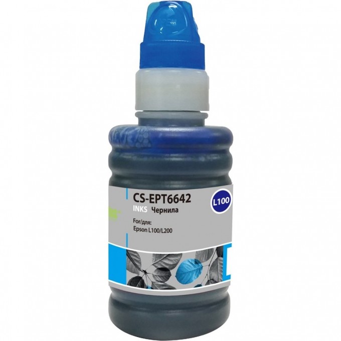 Чернила CACTUS для Epson L100, L110, L120, L132, L200, L210, L222, L300, L312, L350, L355, L382, L386, L456, L486, L550, L555, L566, L605, L655, L1300, L1455, L3050, L3060, L3070, L362, L364, L366, голубой, 100 мл CS-EPT6642 Чернила CACTUS для Epson L100, L110, L120, L132, L200, L210, L222, L300, L312, L350, L355, L382, L386, L456, L486, L550, L555, L566, L605, L655, L1300, L1455, L3050, L3060, L3070, L362, L364, L366, голубой, 100 мл CS-EPT6642