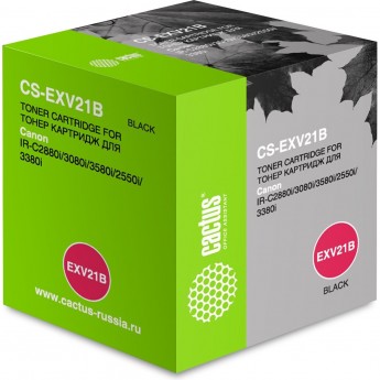 Лазерный картридж CACTUS CS-EXV21B (C-EXV 21) для Canon IR C2380, C2380i, C2550, C2550i, C2880, C2880i, C3080, C3080i, C3380, C3380e, C3380i, C3380ne, C3480, C3480i, C3580, C3580i, C3580ne, C3880, C3880i, черный, 26 000 стр. Лазерный картридж CACTUS CS-EXV21B (C-EXV 21) для Canon IR C2380, C2380i, C2550, C2550i, C2880, C2880i, C3080, C3080i, C3380, C3380e, C3380i, C3380ne, C3480, C3480i, C3580, C3580i, C3580ne, C3880, C3880i, черный, 26 000 стр.