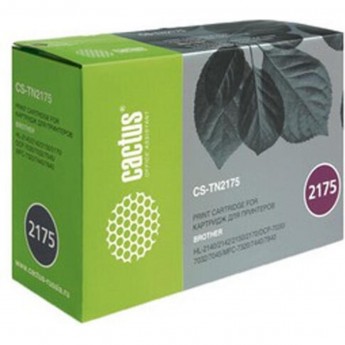 Лазерный картридж CACTUS CS-TN2175 (TN-2175) для принтеров Brother DCP 7030, 7032, 7032r, 7045, 7045nr, HL 2140, 2140r, 2142, 2142r, 2150, 2150n, 2170, 2170w, MFC 7320, 7320r, 7440, 7440n, 7840, 7840w, 7840wr, черный, 2 600 стр. Лазерный картридж CACTUS CS-TN2175 (TN-2175) для принтеров Brother DCP 7030, 7032, 7032r, 7045, 7045nr, HL 2140, 2140r, 2142, 2142r, 2150, 2150n, 2170, 2170w, MFC 7320, 7320r, 7440, 7440n, 7840, 7840w, 7840wr, черный, 2 600 стр.