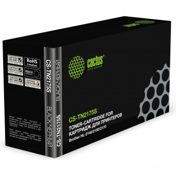 Лазерный картридж CACTUS CS-TN2175S (TN-2175) для принтеров Brother DCP 7030, 7030r, 7032, 7032r, 7045, 7045nr, HL 2140, 2140r, 2142, 2142r, 2150, 2150n, 2150nr, 2170, 2170w, 2170wr, MFC 7320, 7440, 7440n, 7840, черный, 2 600 стр. Лазерный картридж CACTUS CS-TN2175S (TN-2175) для принтеров Brother DCP 7030, 7030r, 7032, 7032r, 7045, 7045nr, HL 2140, 2140r, 2142, 2142r, 2150, 2150n, 2150nr, 2170, 2170w, 2170wr, MFC 7320, 7440, 7440n, 7840, черный, 2 600 стр.