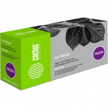 Лазерный картридж CACTUS CS-TN2235 (TN-2235) для Brother DCP 7060, 7060dr, 7065, 7065dnr, 7070, 7070dwr; FAX 2840, 2845, 2845r, 2940, 2940r; HL 2240, 2240dr, 2250dn, 2270dw; MFC 7360nr, 7460dn, 7860dwr, черный, 1 200 стр. Лазерный картридж CACTUS CS-TN2235 (TN-2235) для Brother DCP 7060, 7060dr, 7065, 7065dnr, 7070, 7070dwr; FAX 2840, 2845, 2845r, 2940, 2940r; HL 2240, 2240dr, 2250dn, 2270dw; MFC 7360nr, 7460dn, 7860dwr, черный, 1 200 стр.