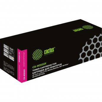 Лазерный картридж CACTUS CS-W2033X (HP 415X) для HP Color LaserJet M454dn Pro, M454dw Pro, M479dw Pro MFP, M479fdn Pro MFP, M479fdw Pro MFP, M479fnw Pro MFP, пурпурный, увеличенной емкости, 6 000 стр. Лазерный картридж CACTUS CS-W2033X (HP 415X) для HP Color LaserJet M454dn Pro, M454dw Pro, M479dw Pro MFP, M479fdn Pro MFP, M479fdw Pro MFP, M479fnw Pro MFP, пурпурный, увеличенной емкости, 6 000 стр.