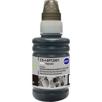Чернила CACTUS CS-I-EPT2991 для Epson Expresion Home XP-235, 332, 335, 432, 435, черный, 100 мл Чернила CACTUS CS-I-EPT2991 для Epson Expresion Home XP-235, 332, 335, 432, 435, черный, 100 мл