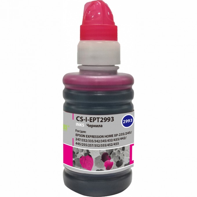 Чернила CACTUS CS-I- для Epson Expresion Home XP-235, 332, 335, 432, 435, пурпурный, 100 мл EPT2993 Чернила CACTUS CS-I- для Epson Expresion Home XP-235, 332, 335, 432, 435, пурпурный, 100 мл EPT2993