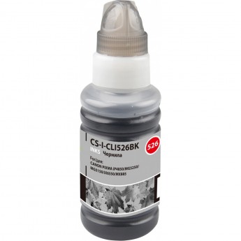 Чернила CACTUS CS-I-CLI526BK для Canon PIXMA iP4850, MG5250, MG5150, iX6550, черный, 100 мл Чернила CACTUS CS-I-CLI526BK для Canon PIXMA iP4850, MG5250, MG5150, iX6550, черный, 100 мл