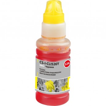 Чернила CACTUS CS-I-CLI526Y для Canon PIXMA iP4850, MG5250, MG5150, iX6550, желтый, 100 мл Чернила CACTUS CS-I-CLI526Y для Canon PIXMA iP4850, MG5250, MG5150, iX6550, желтый, 100 мл