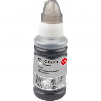 Чернила CACTUS CS-I-CLI526GY для Canon PIXMA iP4850, MG5250, MG5150, iX6550, серый, 100 мл Чернила CACTUS CS-I-CLI526GY для Canon PIXMA iP4850, MG5250, MG5150, iX6550, серый, 100 мл