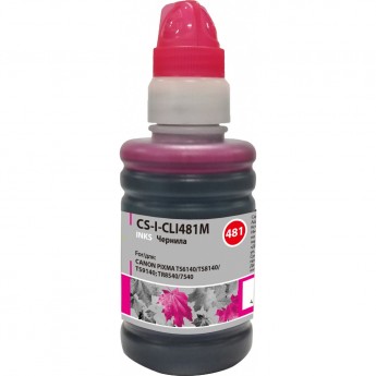 Чернила CACTUS CS-I-CLI481M для Canon Pixma TR7540, TR8540, TS6140, TS8140, TS9140, пурпурный, 100 мл Чернила CACTUS CS-I-CLI481M для Canon Pixma TR7540, TR8540, TS6140, TS8140, TS9140, пурпурный, 100 мл