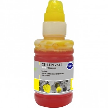 Чернила CACTUS CS-I-EPT2614 для Epson ExpIession Home XP-600, 605, 700, 800, желтый, 100 мл Чернила CACTUS CS-I-EPT2614 для Epson ExpIession Home XP-600, 605, 700, 800, желтый, 100 мл