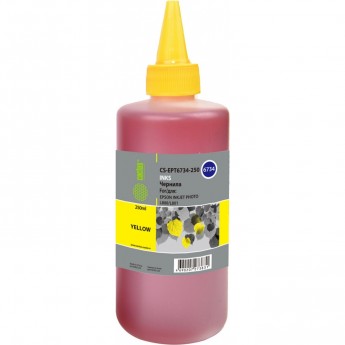 Чернила CACTUS CS-EPT6734-250 для Epson L800, L810, L850, L1800, желтый, 250 мл Чернила CACTUS CS-EPT6734-250 для Epson L800, L810, L850, L1800, желтый, 250 мл