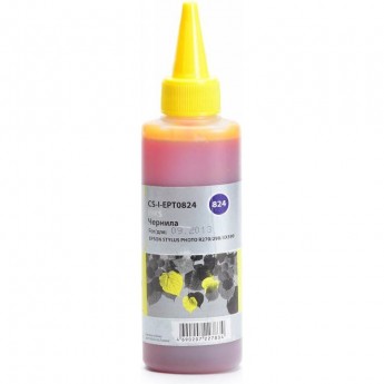 Чернила CACTUS CS-I-EPT0824 для Epson Stylus Photo R270, 290, RX590, желтый, 100 мл Чернила CACTUS CS-I-EPT0824 для Epson Stylus Photo R270, 290, RX590, желтый, 100 мл