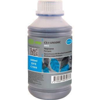 Чернила CACTUS CS-I-Un500C для HP, Lexmark, Canon, Epson, Brother, голубой, 500 мл Чернила CACTUS CS-I-Un500C для HP, Lexmark, Canon, Epson, Brother, голубой, 500 мл