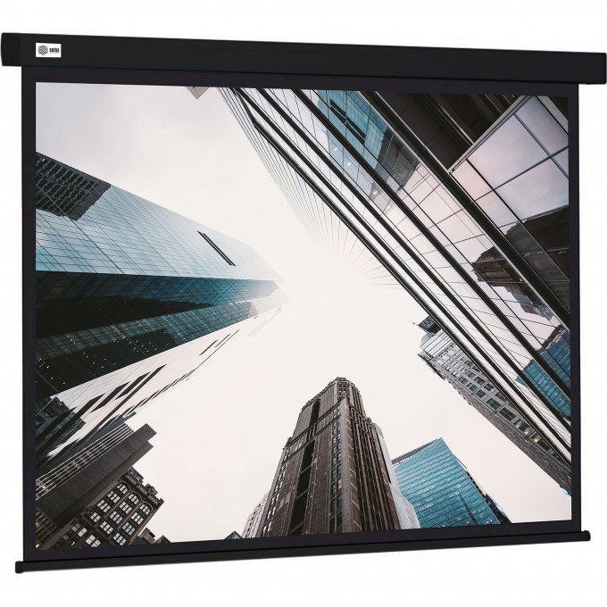 Экран CACTUS WALLSCREEN , 16:9, настенно-потолочный, белый, корпус черный, 124.5x221 см. CS-PSW-124X221-BK Экран CACTUS WALLSCREEN , 16:9, настенно-потолочный, белый, корпус черный, 124.5x221 см. CS-PSW-124X221-BK