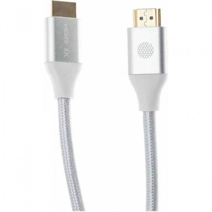 Кабель аудио-видео CACTUS HDMI (m)/HDMI (m) 1 м, позолоченные контакты, серебристый CS-HDMI.2.1-1 Кабель аудио-видео CACTUS HDMI (m)/HDMI (m) 1 м, позолоченные контакты, серебристый CS-HDMI.2.1-1