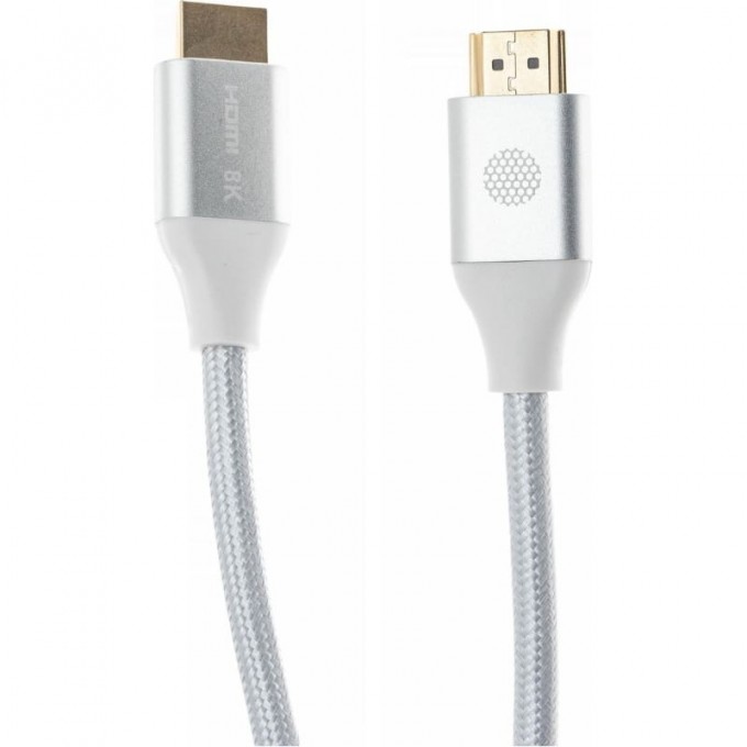 Кабель аудио-видео CACTUS HDMI (m)/HDMI (m) 1.8 м, позолоченные контакты, серебристый CS-HDMI.2.1-1.8 Кабель аудио-видео CACTUS HDMI (m)/HDMI (m) 1.8 м, позолоченные контакты, серебристый CS-HDMI.2.1-1.8