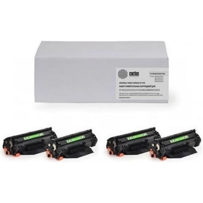 Комплект картриджей CACTUS CS-PH6500BK-PH6500C-PH6500M-PH6500Y для принтеров Xerox Phaser 6500, 6500dn, 6500n, 6500v; WorkCentre 6505, 6505n, 6505v CS-CB540BK-C-M-Y Комплект картриджей CACTUS CS-PH6500BK-PH6500C-PH6500M-PH6500Y для принтеров Xerox Phaser 6500, 6500dn, 6500n, 6500v; WorkCentre 6505, 6505n, 6505v CS-CB540BK-C-M-Y