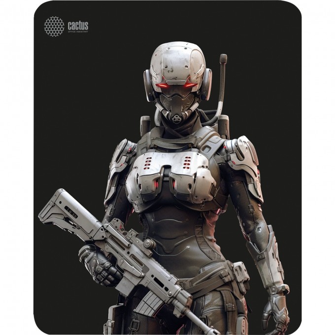 Коврик для мыши CACTUS CYBORG 300x250x3мм cs-mp-d10m Коврик для мыши CACTUS CYBORG 300x250x3мм cs-mp-d10m