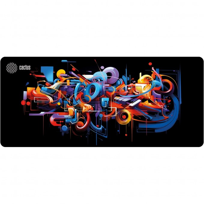 Коврик для мыши CACTUS GRAFFITI CS-MP-PRO10ХXL 900x400x2мм черный cs-mp-pro10khxl Коврик для мыши CACTUS GRAFFITI CS-MP-PRO10ХXL 900x400x2мм черный cs-mp-pro10khxl
