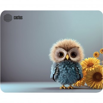 Коврик для мыши CACTUS OWL GRAY CS-MP-D12M 300x250x3мм Коврик для мыши CACTUS OWL GRAY CS-MP-D12M 300x250x3мм