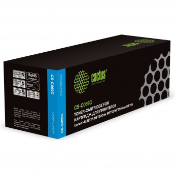 Лазерный картридж CACTUS CS-C069HC 069H голубой для Canon i-Sensys MF752Cdw MF752, MF754Cdw MF754 (5'500 стр.) Лазерный картридж CACTUS CS-C069HC 069H голубой для Canon i-Sensys MF752Cdw MF752, MF754Cdw MF754 (5'500 стр.)