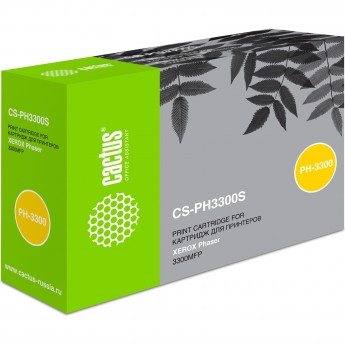 Лазерный картридж CACTUS CS-PH3300S (106R01411) для Xerox Phaser 3300, 3300mfp, черный, 4 000 стр. Лазерный картридж CACTUS CS-PH3300S (106R01411) для Xerox Phaser 3300, 3300mfp, черный, 4 000 стр.