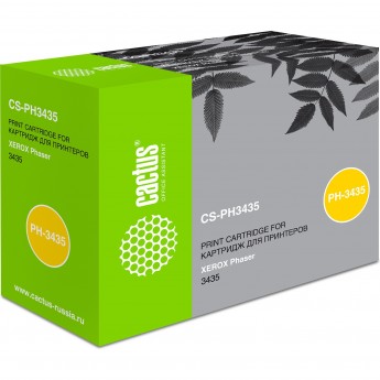 Лазерный картридж CACTUS CS-PH3435 (106R01415) для Xerox Phaser 3435, 3435dn, черный, увеличенной емкости, 10 000 стр. Лазерный картридж CACTUS CS-PH3435 (106R01415) для Xerox Phaser 3435, 3435dn, черный, увеличенной емкости, 10 000 стр.