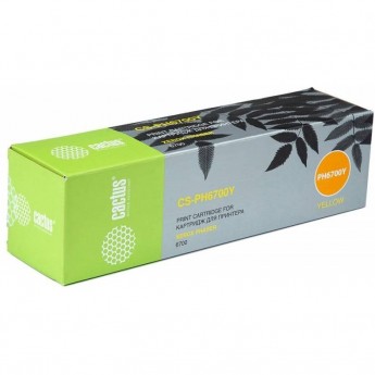 Лазерный картридж CACTUS CS-PH6700Y (106R01525) для Xerox Phaser 6700, 6700DN, 6700N, желтый, 12 000 стр. Лазерный картридж CACTUS CS-PH6700Y (106R01525) для Xerox Phaser 6700, 6700DN, 6700N, желтый, 12 000 стр.