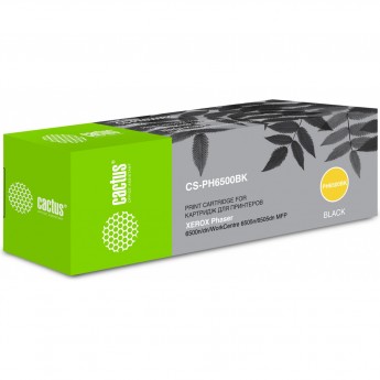 Лазерный картридж CACTUS CS-PH6500BK (106R01604) для Xerox Phaser 6500, 6500dn, 6500n, 6500v; WorkCentre 6505, 6505n, 6505v, черный, 3 000 стр. Лазерный картридж CACTUS CS-PH6500BK (106R01604) для Xerox Phaser 6500, 6500dn, 6500n, 6500v; WorkCentre 6505, 6505n, 6505v, черный, 3 000 стр.