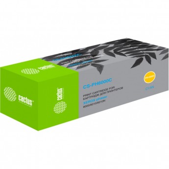 Лазерный картридж CACTUS CS-PH6000C (106R01631) для Xerox Phaser 6000, 6000b, 6010, 6010n; WorkCentre 6015, 6015b, 6015n, 6015ni, голубой, 1 000 стр. Лазерный картридж CACTUS CS-PH6000C (106R01631) для Xerox Phaser 6000, 6000b, 6010, 6010n; WorkCentre 6015, 6015b, 6015n, 6015ni, голубой, 1 000 стр.