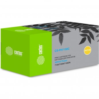 Лазерный картридж CACTUS CS-PH7100C (106R02606) для Xerox Phaser 7100, 7100dn, 7100n, голубой, 4 500 стр. Лазерный картридж CACTUS CS-PH7100C (106R02606) для Xerox Phaser 7100, 7100dn, 7100n, голубой, 4 500 стр.