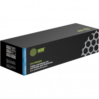 Лазерный картридж CACTUS CS-PH6022C (106R02760) для Xerox Phaser 6020, 6020bl, 6022, 6022nl; WorkCentre 6025, 6025bl, 6027, 6027nl, голубой, 1 000 стр. Лазерный картридж CACTUS CS-PH6022C (106R02760) для Xerox Phaser 6020, 6020bl, 6022, 6022nl; WorkCentre 6025, 6025bl, 6027, 6027nl, голубой, 1 000 стр.