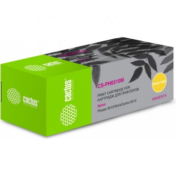 Лазерный картридж CACTUS CS-PH6510M (106R03486) для Xerox Phaser 6510dn, 6510dni, 6510n; WorkCentre 6515dn, 6515dni, 6515n, пурпурный, 2 400 стр. Лазерный картридж CACTUS CS-PH6510M (106R03486) для Xerox Phaser 6510dn, 6510dni, 6510n; WorkCentre 6515dn, 6515dni, 6515n, пурпурный, 2 400 стр.