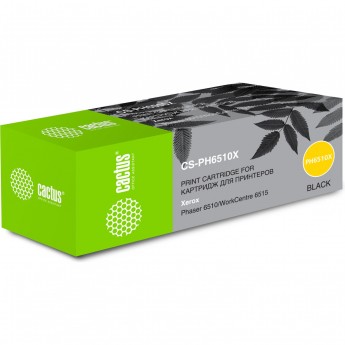 Лазерный картридж CACTUS CS-PH6510X (106R03488) для Xerox Phaser 6510dn, 6510dni, 6510n; WorkCentre 6515dn, 6515dni, 6515n, черный, 5 500 стр. Лазерный картридж CACTUS CS-PH6510X (106R03488) для Xerox Phaser 6510dn, 6510dni, 6510n; WorkCentre 6515dn, 6515dni, 6515n, черный, 5 500 стр.