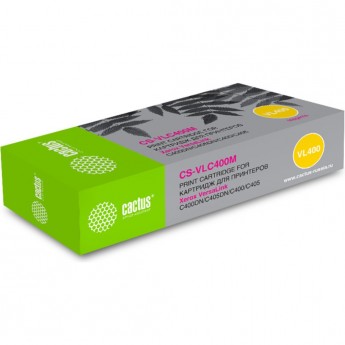 Лазерный картридж CACTUS CS-VLC400M (106R03535) для Xerox VersaLink C400, C400dn, C400n, C405, C405dn, C405n, пурпурный, 8 000 стр. Лазерный картридж CACTUS CS-VLC400M (106R03535) для Xerox VersaLink C400, C400dn, C400n, C405, C405dn, C405n, пурпурный, 8 000 стр.