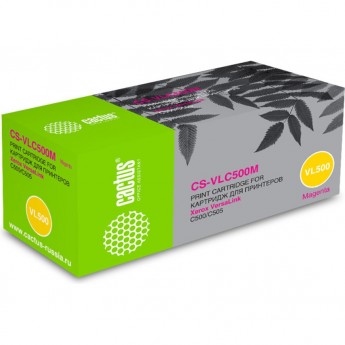 Лазерный картридж CACTUS CS-VLC500M (106R03878) для Xerox VersaLink C500, C500dn, C500n, C505, C505S, C505x, пурпурный, 2 400 стр. Лазерный картридж CACTUS CS-VLC500M (106R03878) для Xerox VersaLink C500, C500dn, C500n, C505, C505S, C505x, пурпурный, 2 400 стр.