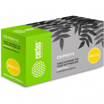 Лазерный картридж CACTUS CS-PH3115 (109R00725) для Xerox Phaser 3115, 3120, 3121, 3130, 3131, 3132, черный, 3 000 стр. Лазерный картридж CACTUS CS-PH3115 (109R00725) для Xerox Phaser 3115, 3120, 3121, 3130, 3131, 3132, черный, 3 000 стр.