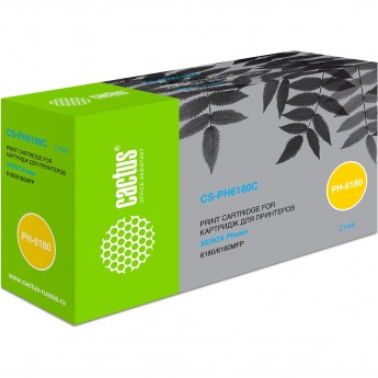 Лазерный картридж CACTUS CS-PH6180C (113R00723) для Xerox Phaser 6180, 6180dn, 6180 MFP, 6180n, 6180vn, голубой, увеличенной емкости, 6 000 стр. Лазерный картридж CACTUS CS-PH6180C (113R00723) для Xerox Phaser 6180, 6180dn, 6180 MFP, 6180n, 6180vn, голубой, увеличенной емкости, 6 000 стр.