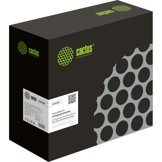 Лазерный картридж CACTUS 147Y для HP LaserJet M611dn, M612dn, M634dn, M634h, черный, 42000 стр. cs-w1470yru Лазерный картридж CACTUS 147Y для HP LaserJet M611dn, M612dn, M634dn, M634h, черный, 42000 стр. cs-w1470yru