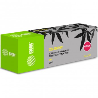 Лазерный картридж CACTUS CS-O610Y (44315305) для принтеров Oki C610n, C610dn, желтый, 6 000 стр. Лазерный картридж CACTUS CS-O610Y (44315305) для принтеров Oki C610n, C610dn, желтый, 6 000 стр.
