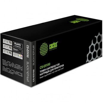 Лазерный картридж CACTUS CS-EXV50 (C-EXV 50) для Canon ImageRunner 1400 series, 1435, 1435i, 1435if, 1435p, черный, 17 600 стр. Лазерный картридж CACTUS CS-EXV50 (C-EXV 50) для Canon ImageRunner 1400 series, 1435, 1435i, 1435if, 1435p, черный, 17 600 стр.