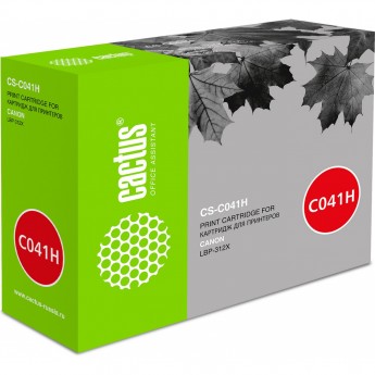 Лазерный картридж CACTUS CS-C041H (Cartridge 041H) для Canon LBP 312x; MF522x, 525x, черный, увеличенной емкости, 20 000 стр. Лазерный картридж CACTUS CS-C041H (Cartridge 041H) для Canon LBP 312x; MF522x, 525x, черный, увеличенной емкости, 20 000 стр.