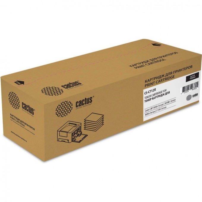 Лазерный картридж CACTUS (Cartridge 712) для Canon LBP 3010 i-Sensys, 3010b i-Sensys, 3020 i-Sensys, 3100 i-Sensys, черный, 1 500 стр. CS-C712R Лазерный картридж CACTUS (Cartridge 712) для Canon LBP 3010 i-Sensys, 3010b i-Sensys, 3020 i-Sensys, 3100 i-Sensys, черный, 1 500 стр. CS-C712R